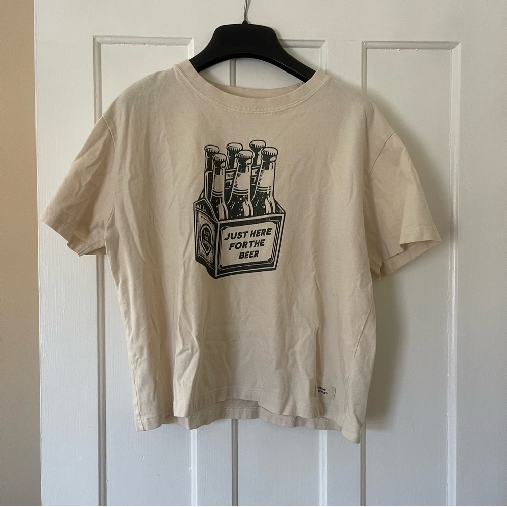 Life Is Good Boxy Cropped Tee